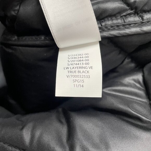 Gap Men's Black Quilted Snap & Zipper Front Vest Size XXL Layer Grandpacore - Picture 5 of 11